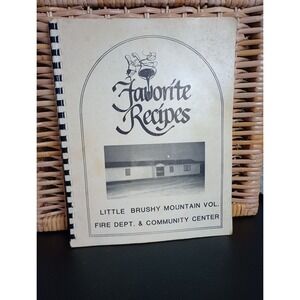 Little Brushy Mountain Volunteer Fire Department Cookbook 1982 Wilkes County, NC